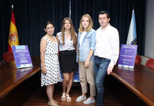 Dúas mozas europeas participarán no programa de voluntariado do Concello de Lousame durante nove meses